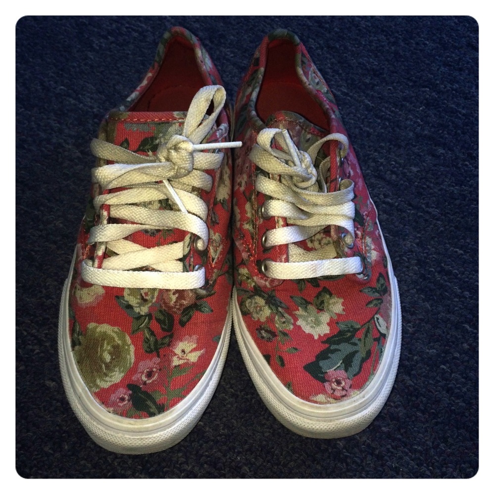 Floral Canvas Vans